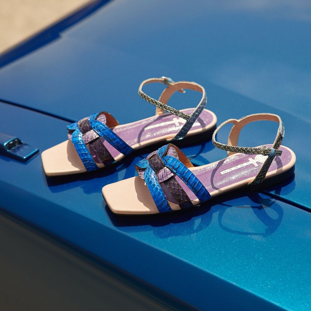 SANDALS SUMMER, THROUGH THE CANES LENS