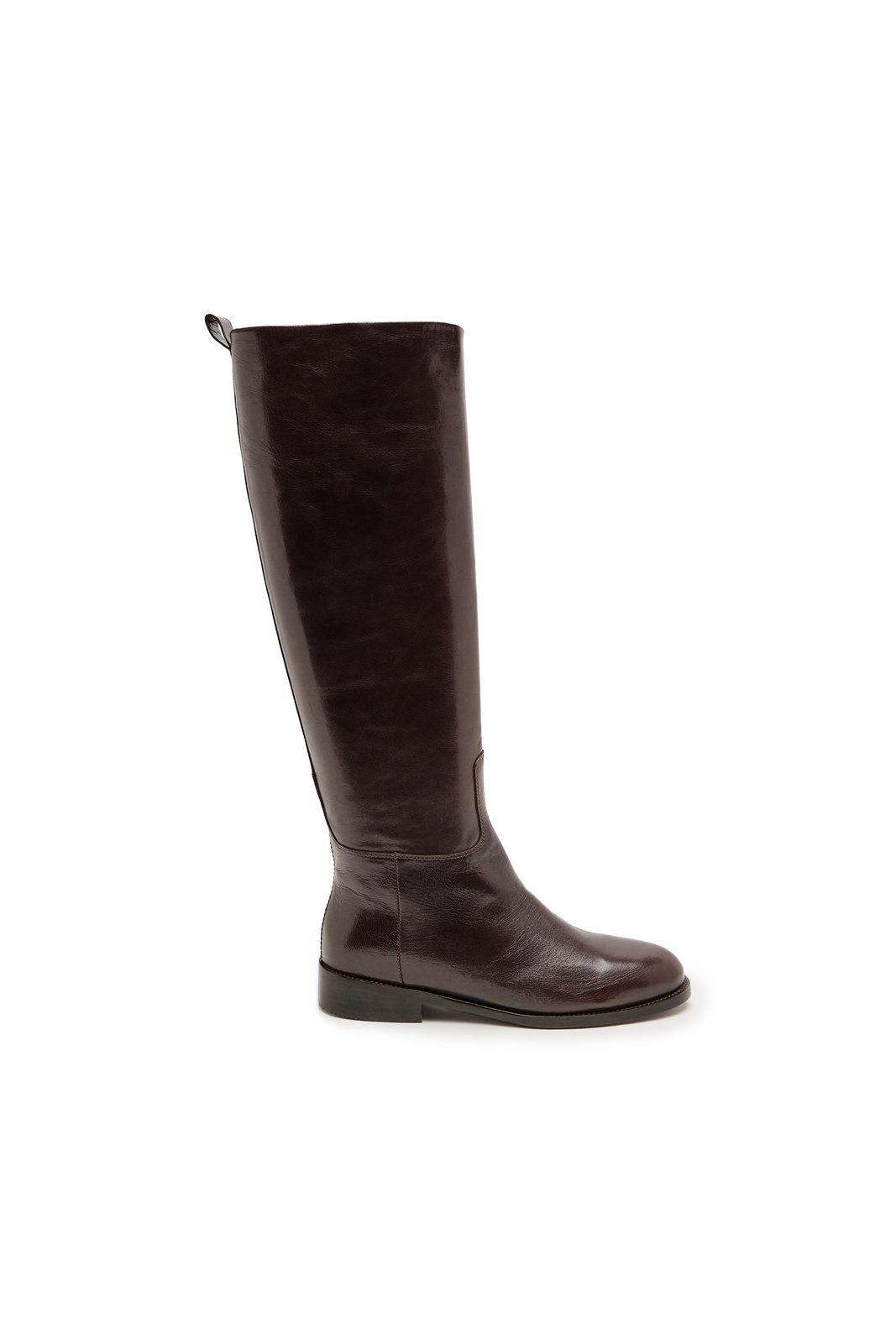 Eleanor Dark Brown High Boot