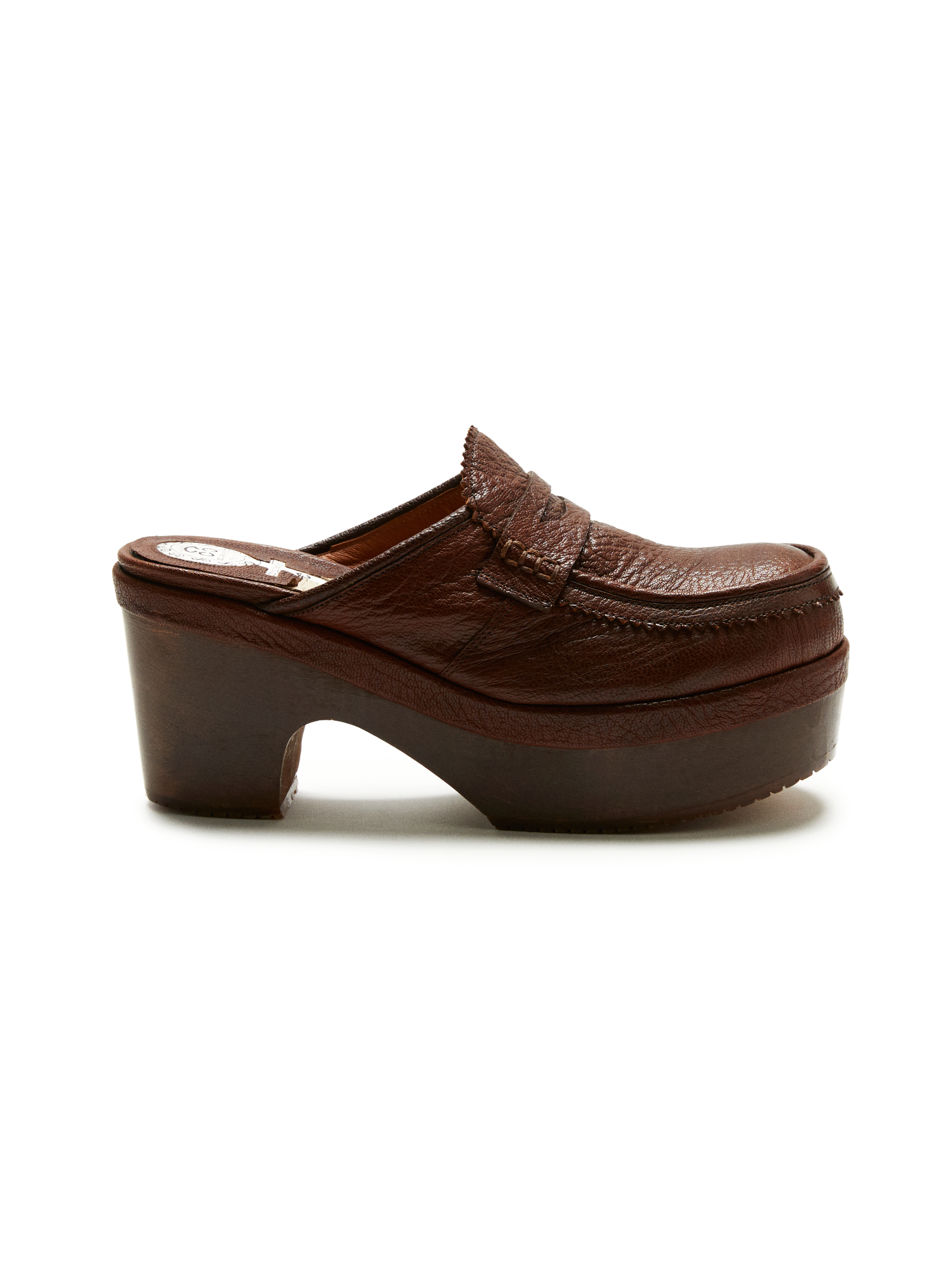 Larvotto Deep Brown Sabot