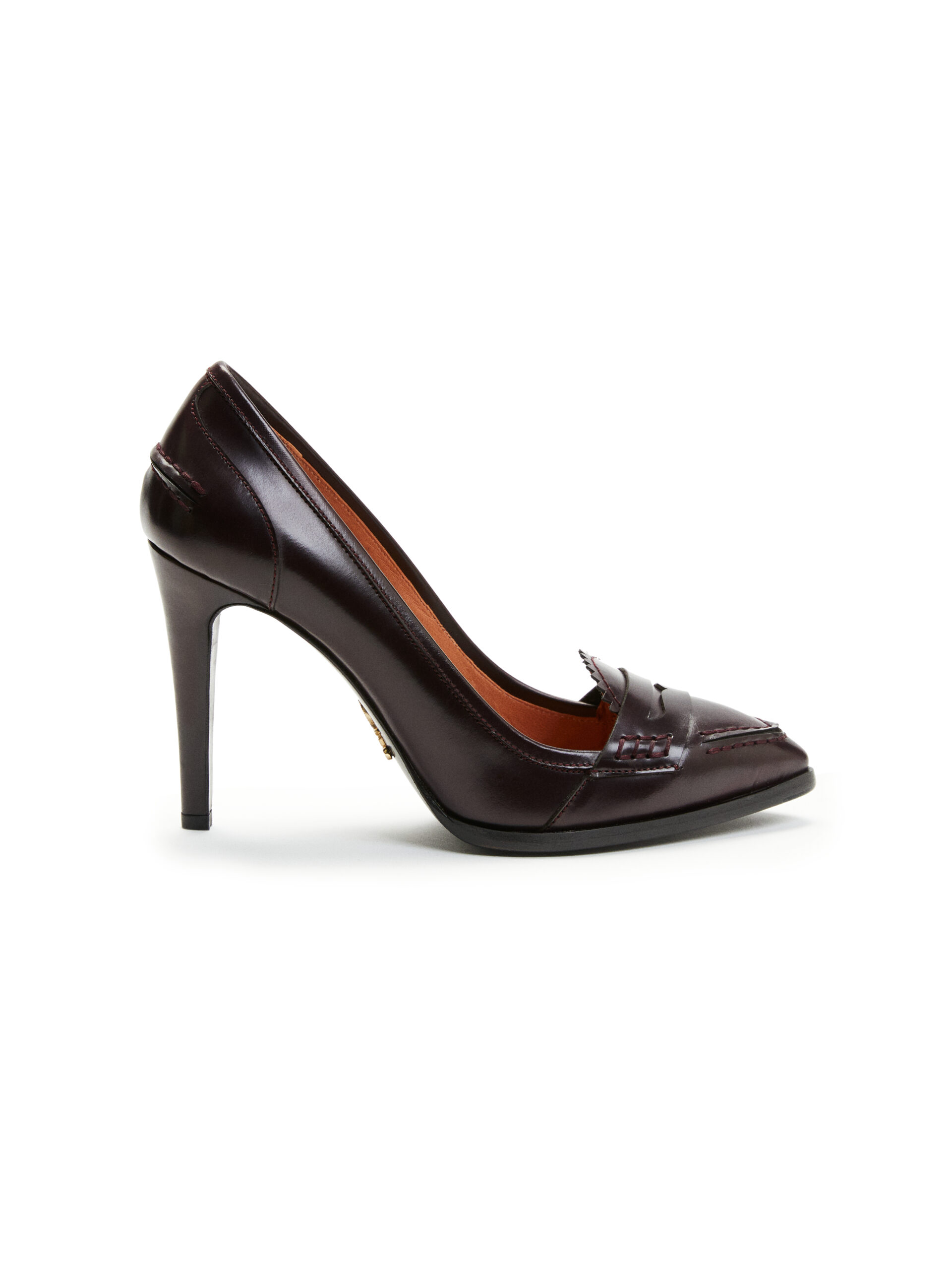 Mocassini Pump in French Bordeaux