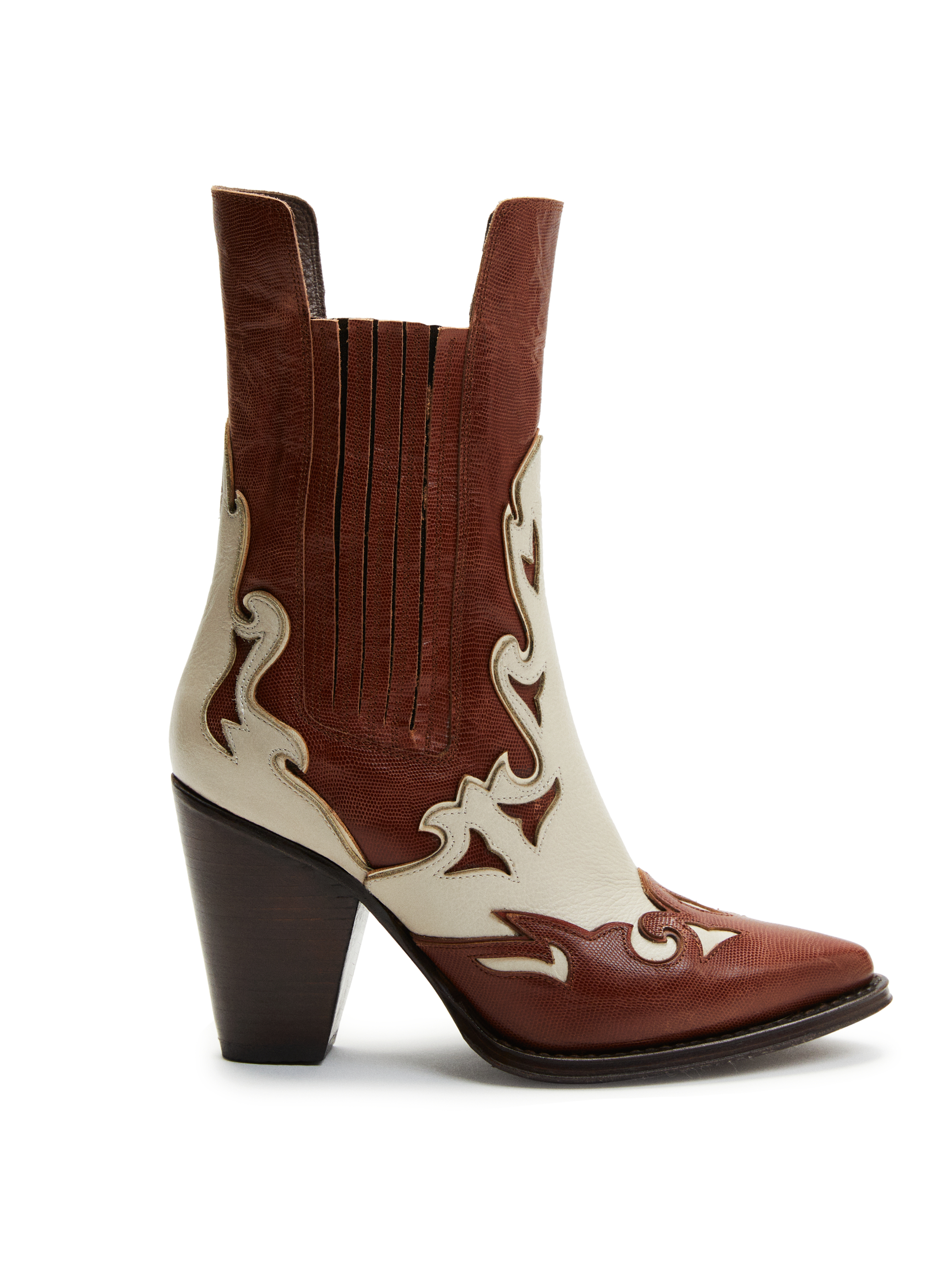 Canes High Western Boot - Dual Tone