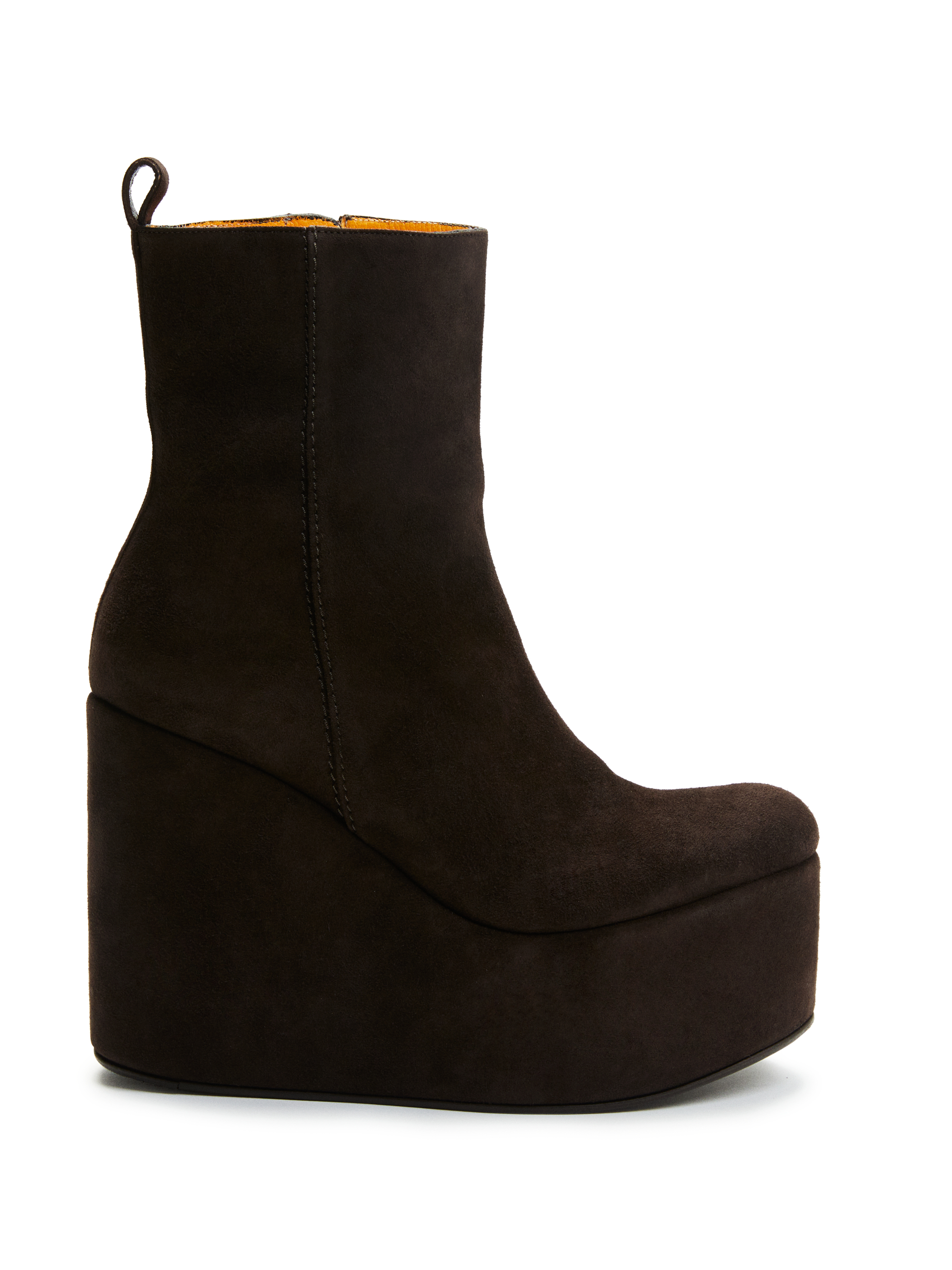 Eiffel Brown Wedge Boot