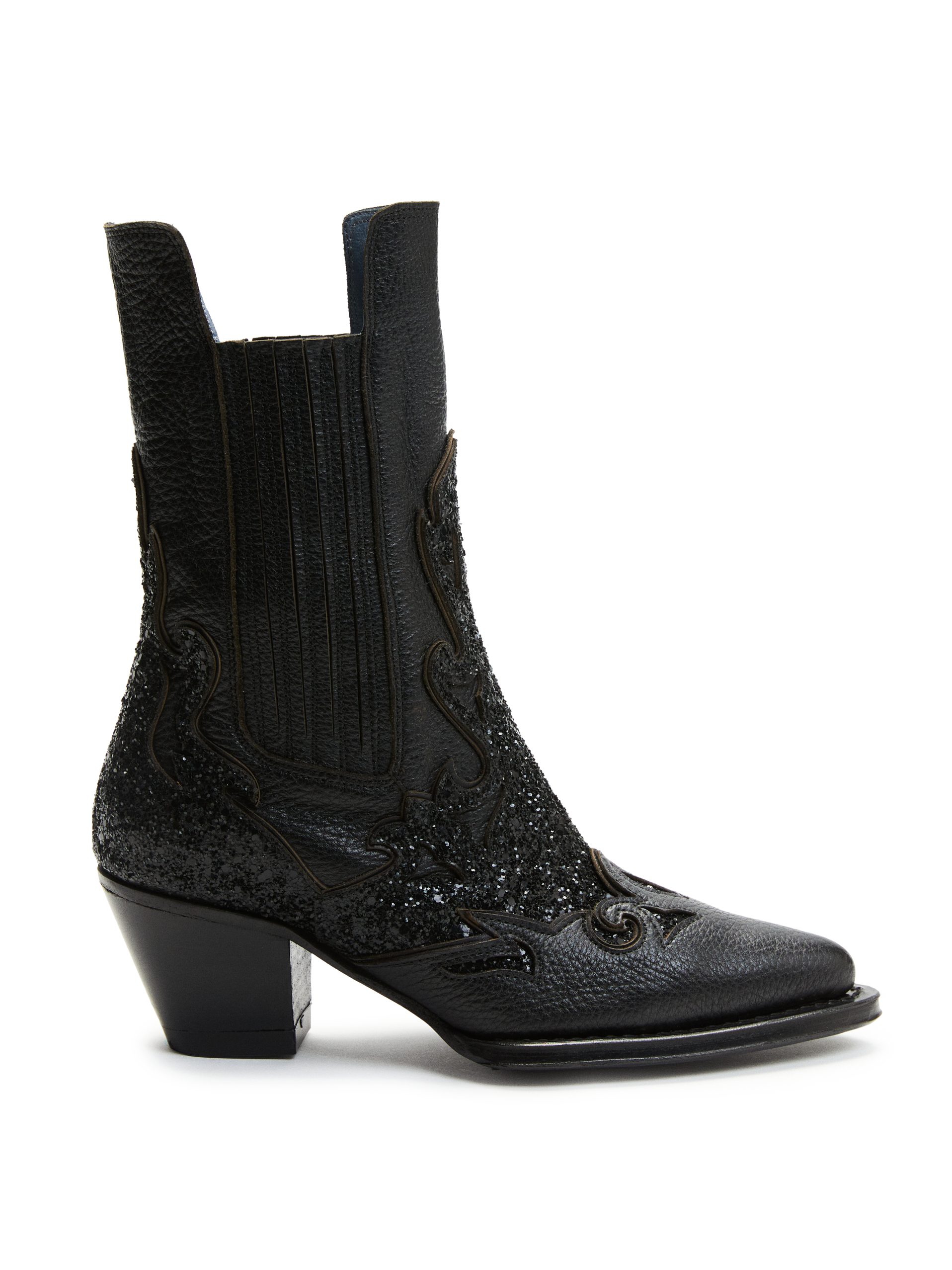 Canes Iconic Black Western Boot