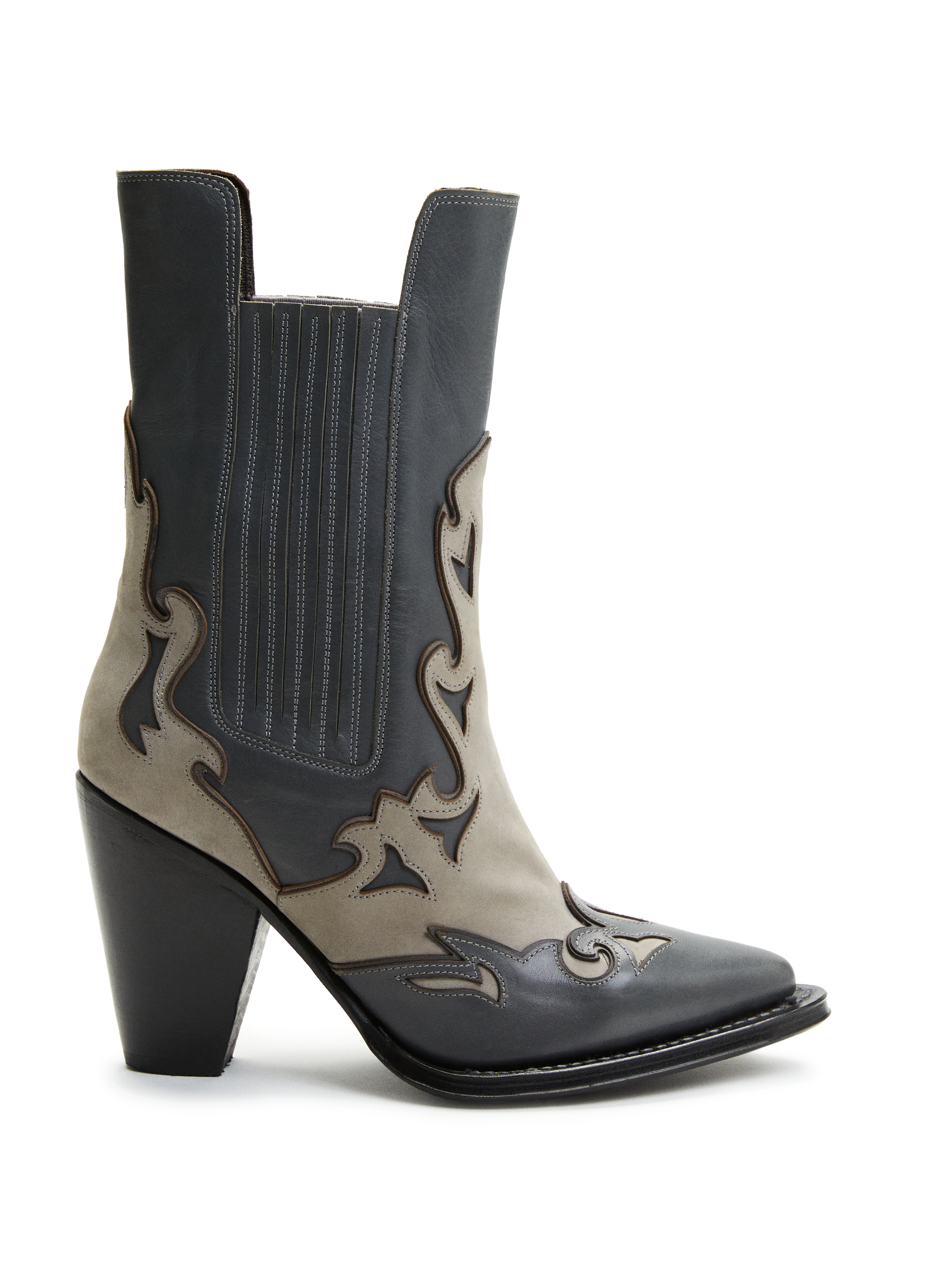 Canes High Grey Western Boot