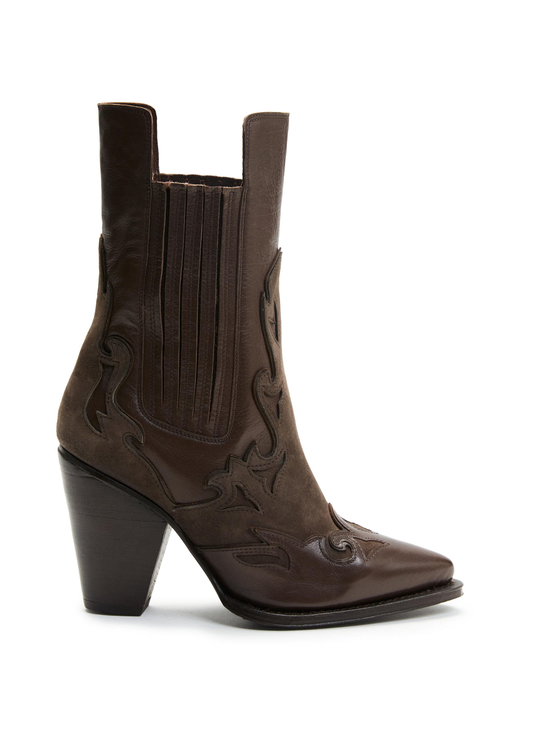 Canes High Bitter Brown Western Boot