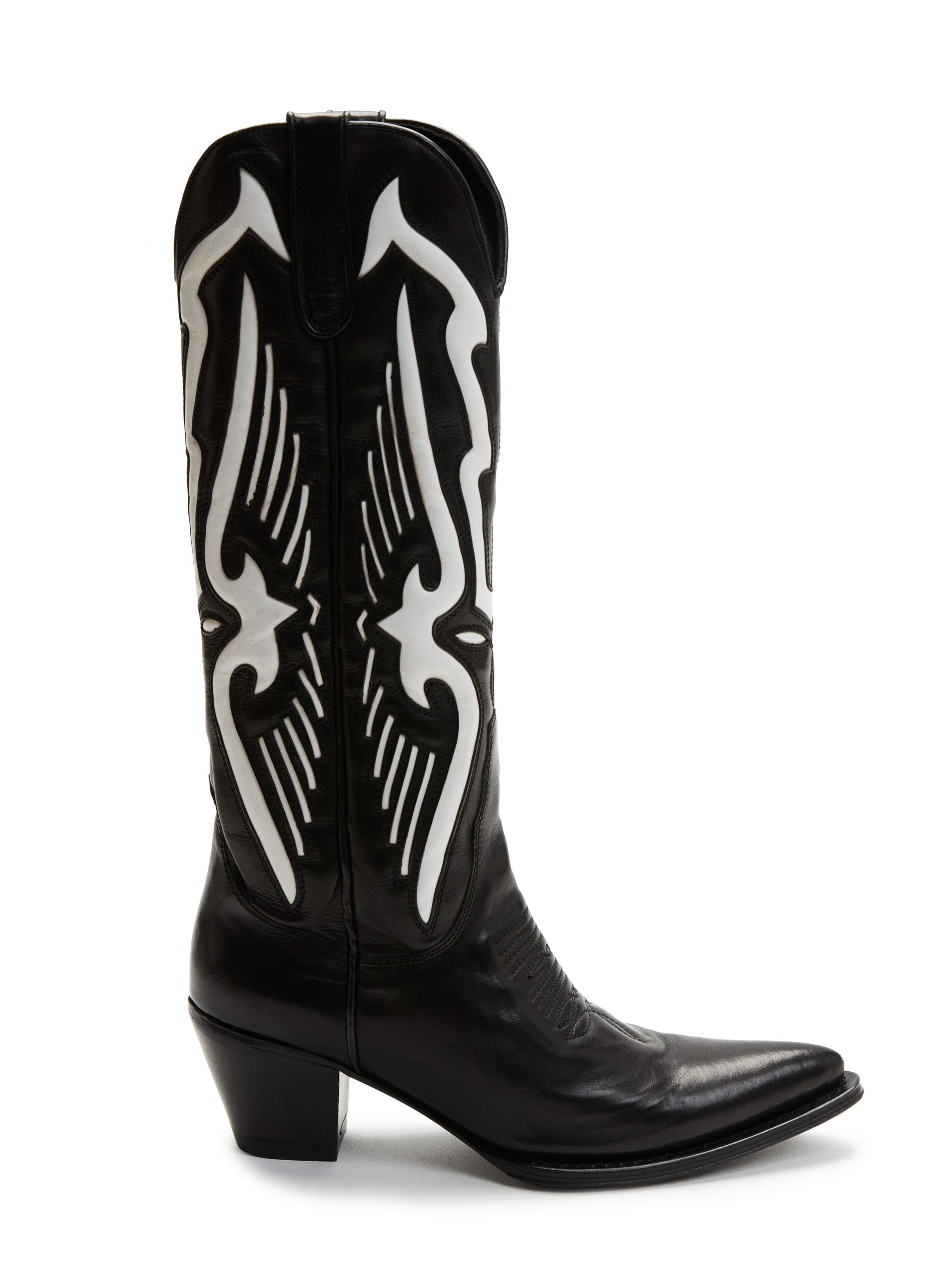 Monsieur Big High Western Boot - Dual Tone