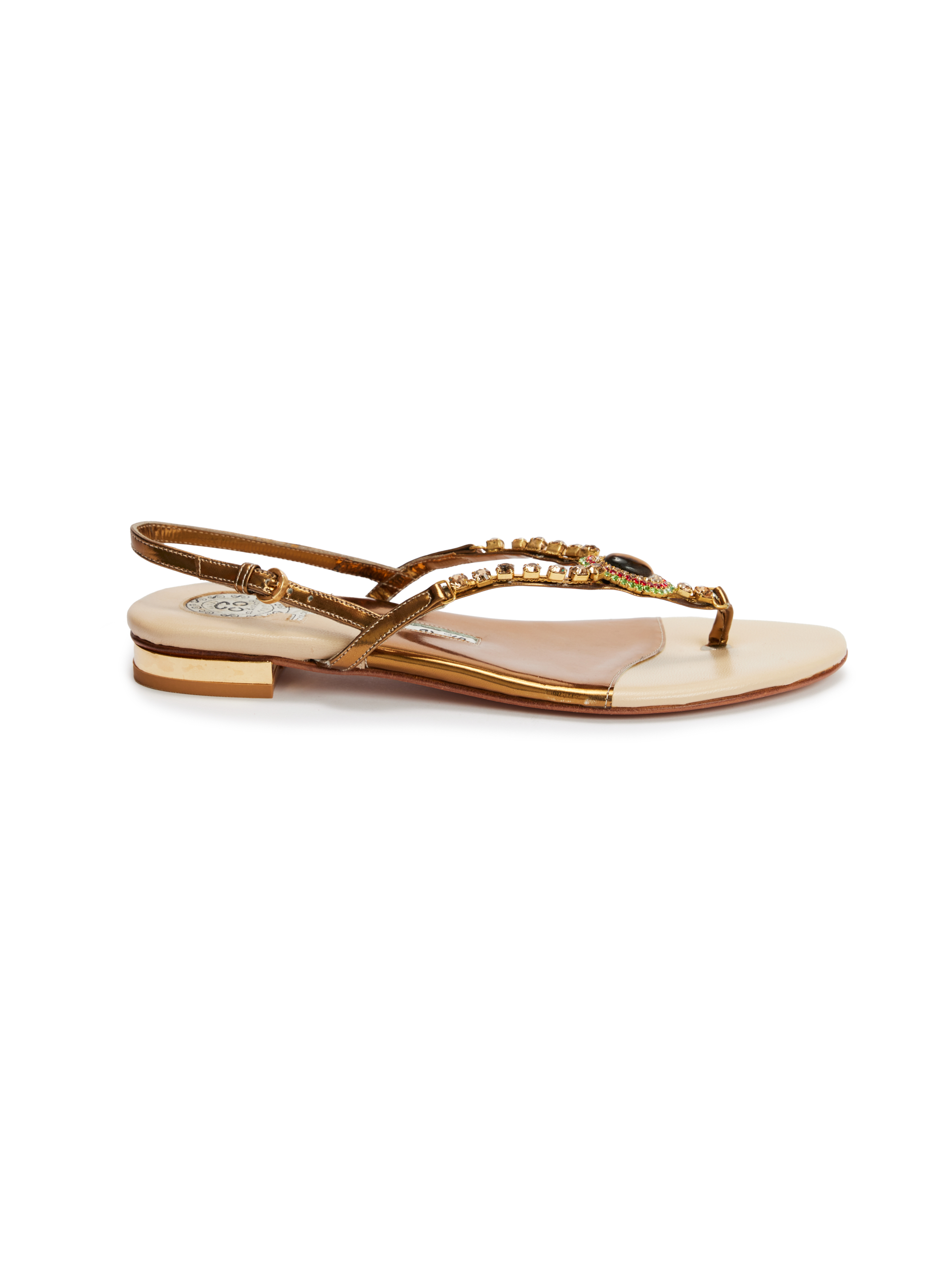 Jane Sultry Cooper Flat Sandal