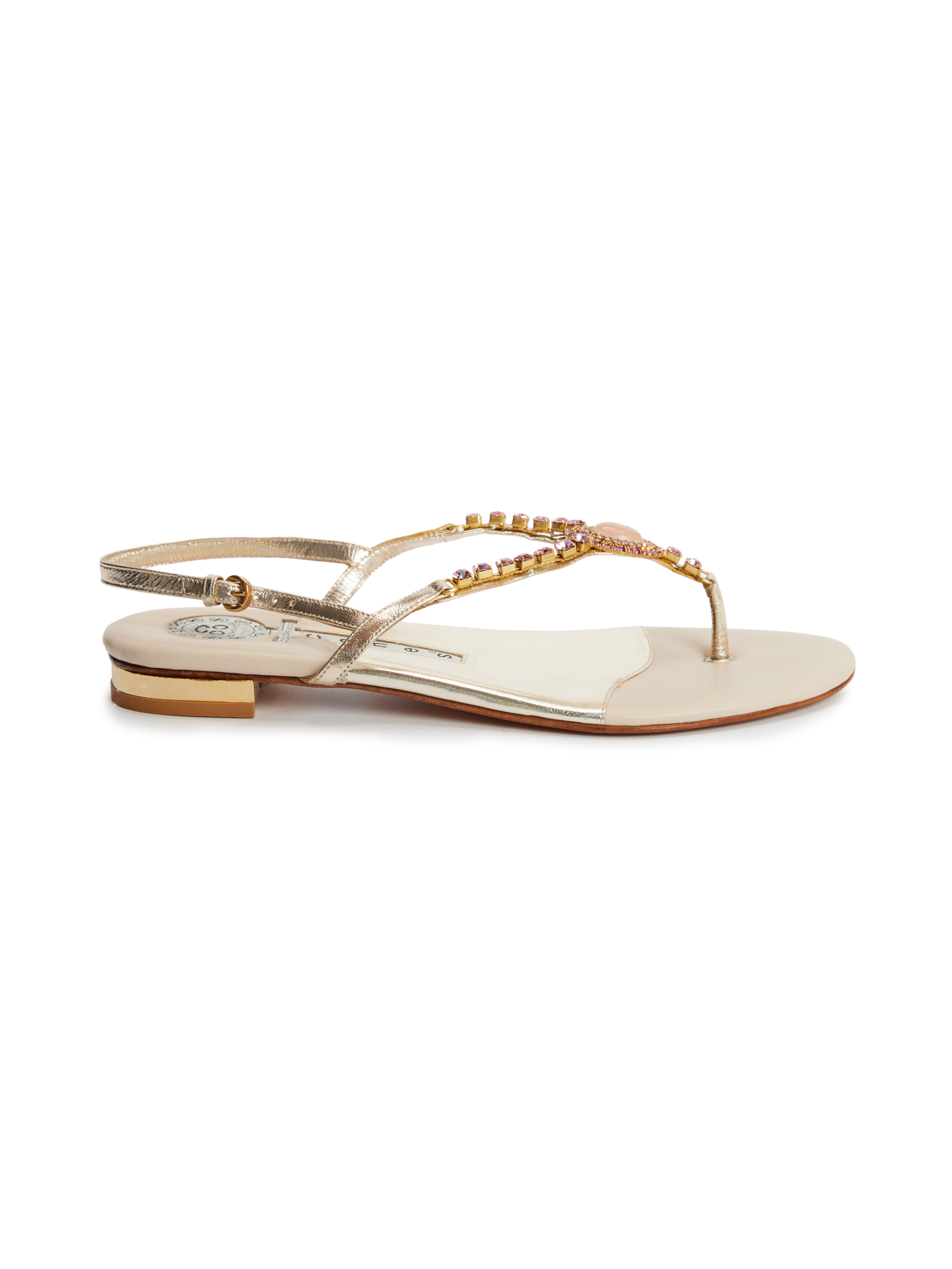 Jane Dazzling Pink Flat Sandal