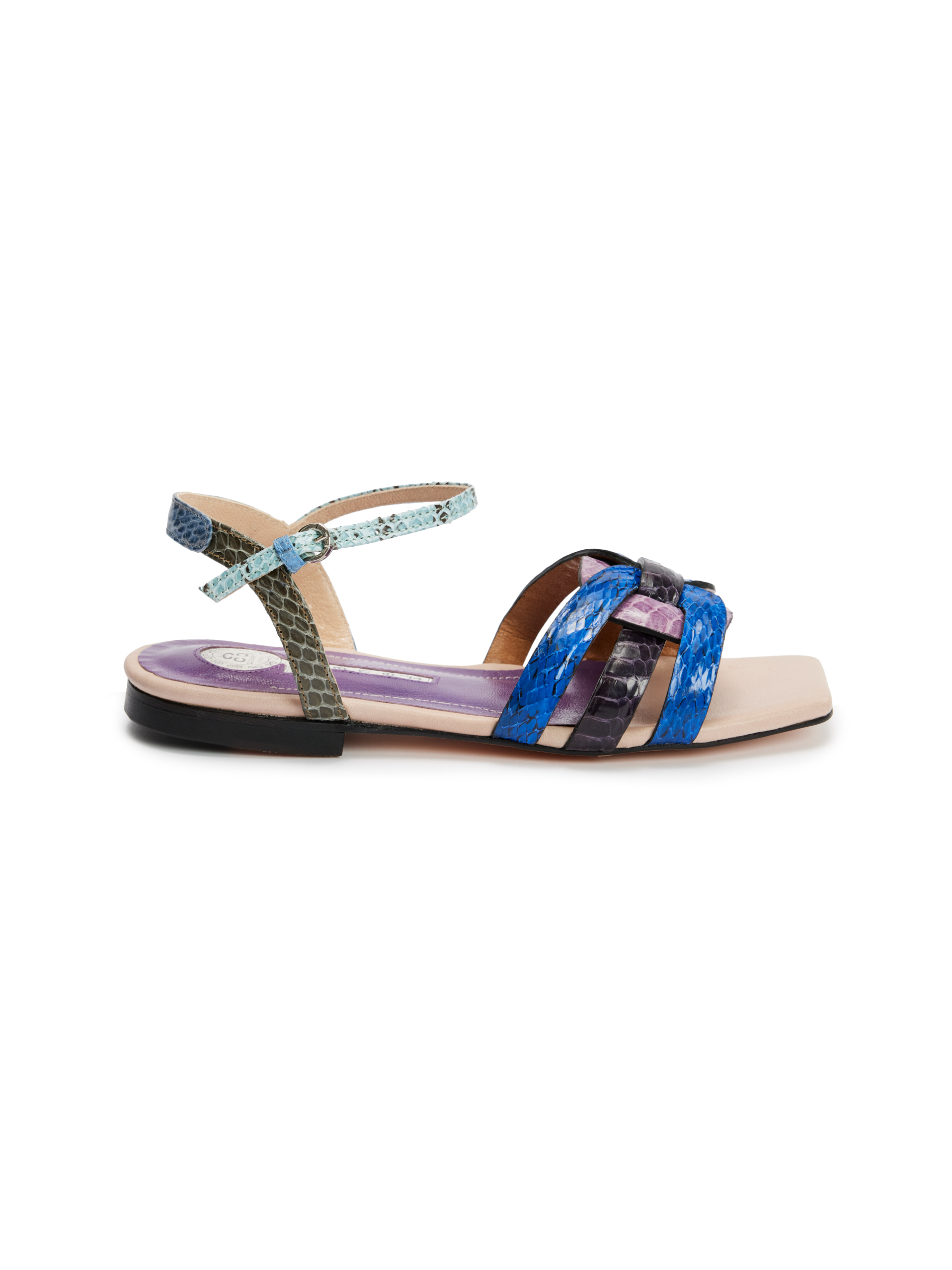 Cassis Lavande Flat Sandal