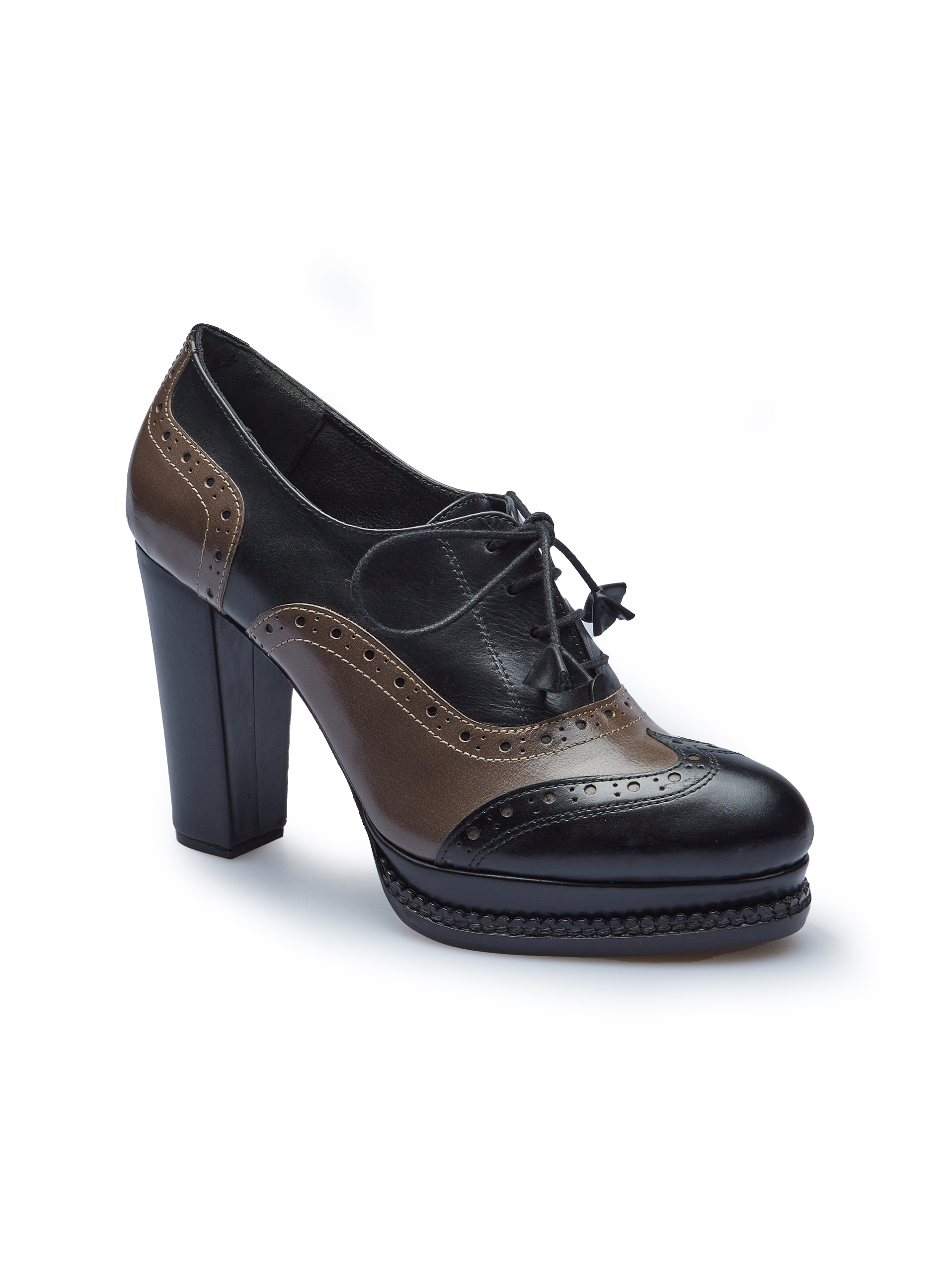 Windsor Heeled Loafer - Dual Color
