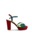 Iris Sandal in Love Red