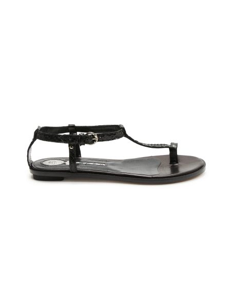 Triple Black Sandal