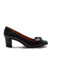 Fiocco Pump in Navy Blue
