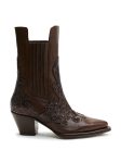 Canes Iconic Western Bootie in Chocolate Brown