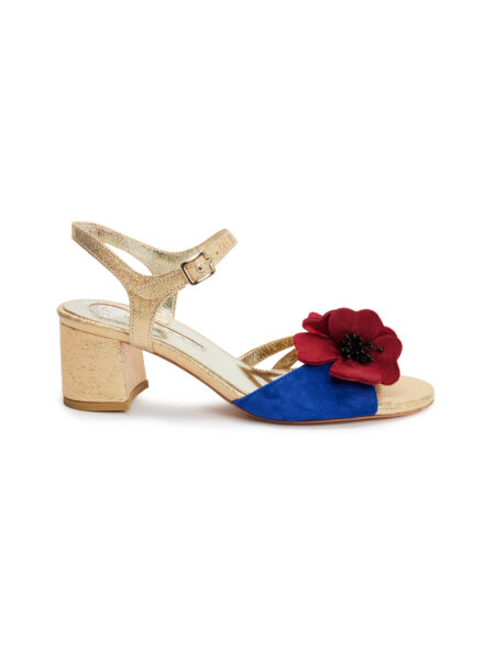 Pivione Mini Sandal in Saxe  Blue