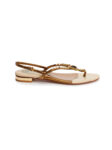 Jane Flat Sandal in Sultry Cooper